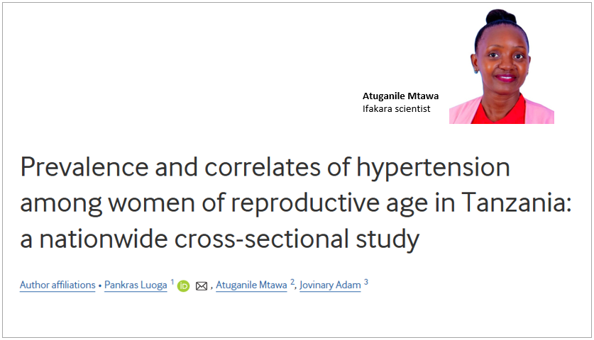 SURVEY: 1 in 9 Tanzanian women has undiagnosed high blood pressure